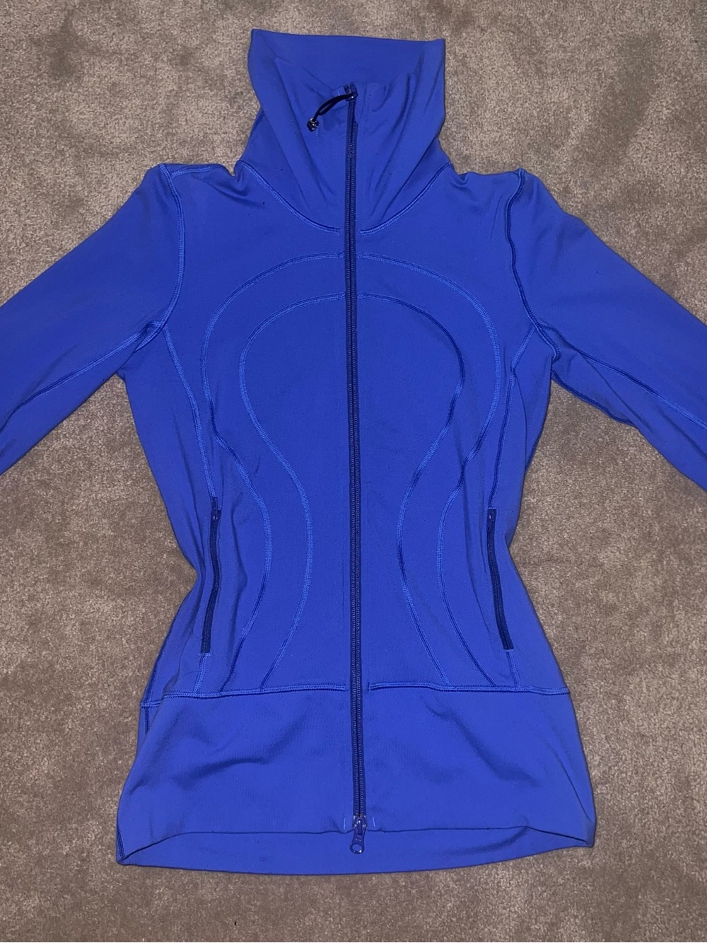 Lululemon Blue Full Zip Jacket Size 4 Older Vintage